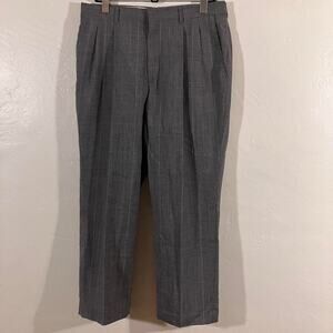Haggar‎ Imperial Dress Pants Wool Blend Pleated Vintage
